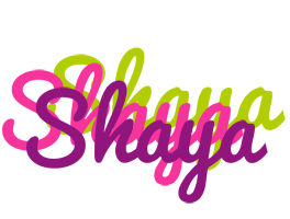 Shaya flowers logo