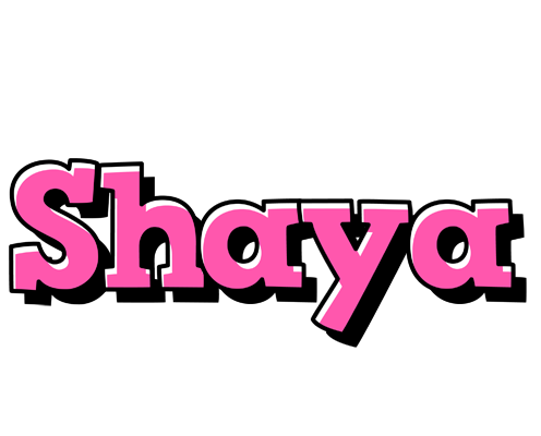 Shaya girlish logo