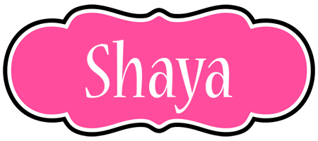 Shaya invitation logo