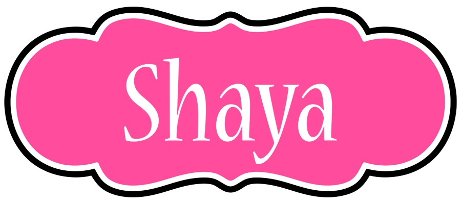 Shaya invitation logo