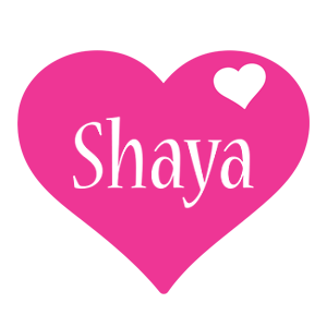 Shaya love-heart logo