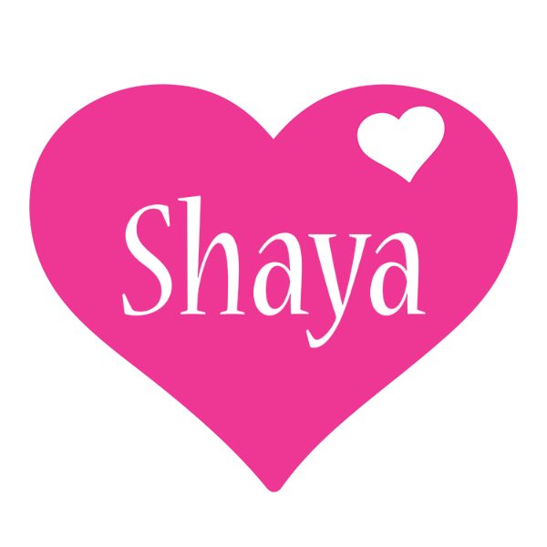 Shaya love-heart logo