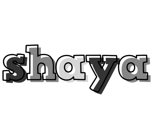 Shaya night logo