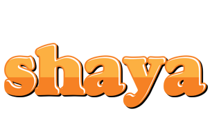 Shaya orange logo