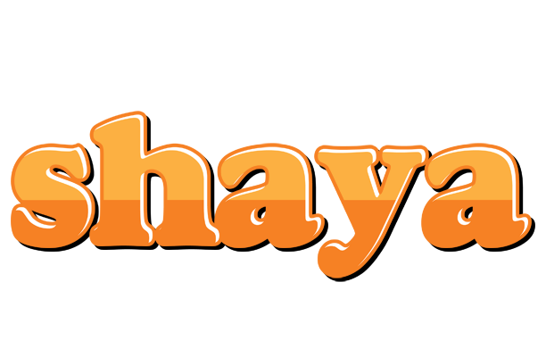 Shaya orange logo