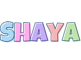 Shaya pastel logo