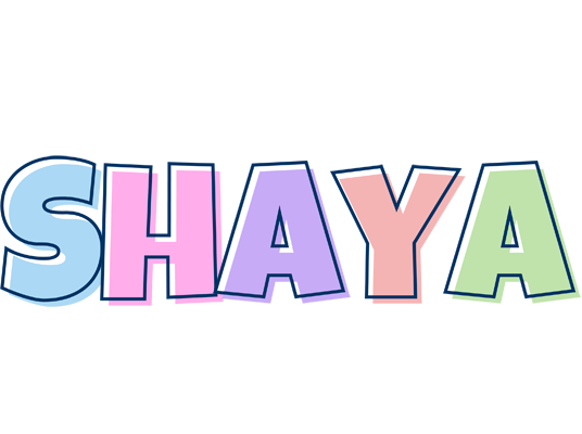 Shaya pastel logo
