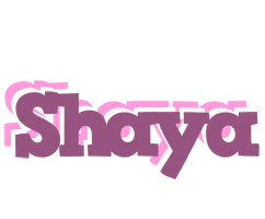 Shaya relaxing logo