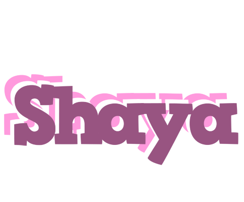 Shaya relaxing logo