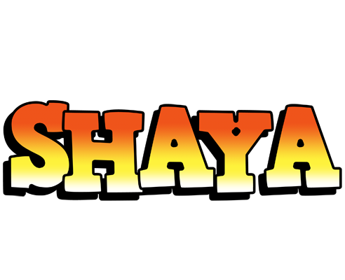 Shaya sunset logo