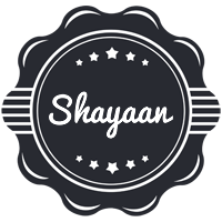 Shayaan badge logo