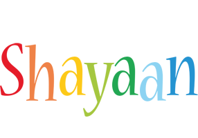 Shayaan birthday logo