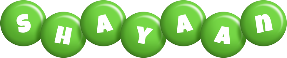 Shayaan candy-green logo