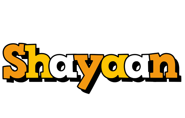 Shayaan cartoon logo