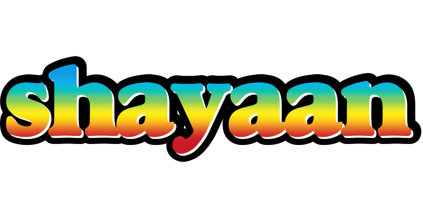 Shayaan color logo