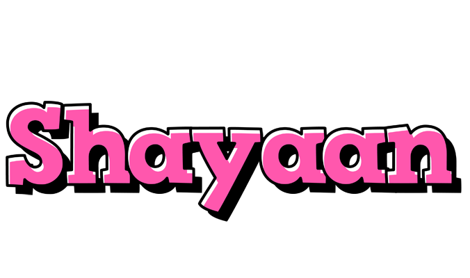 Shayaan girlish logo