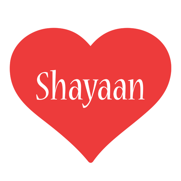 Shayaan love logo