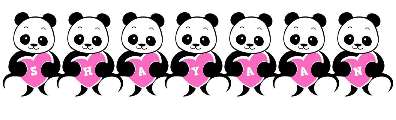 Shayaan love-panda logo