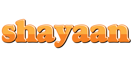 Shayaan orange logo