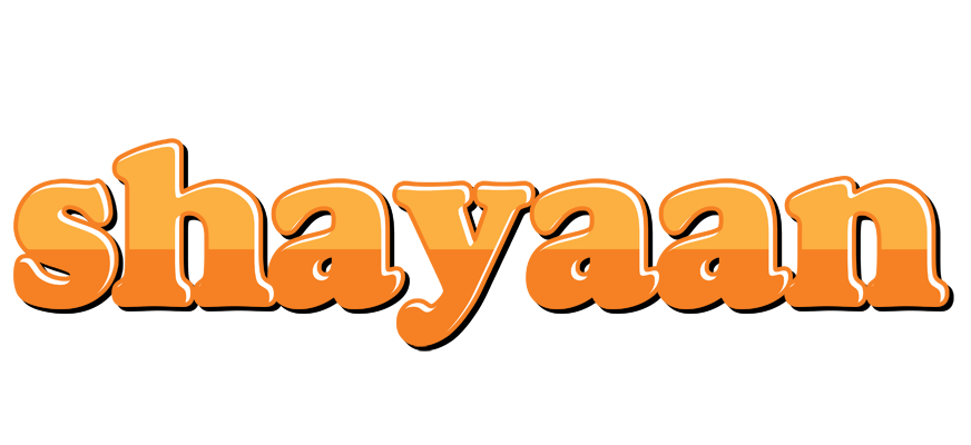 Shayaan orange logo