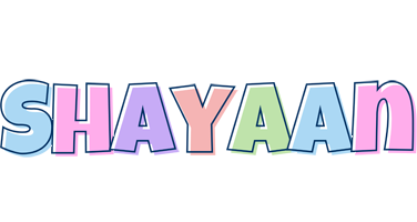 Shayaan pastel logo