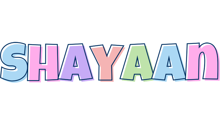 Shayaan pastel logo