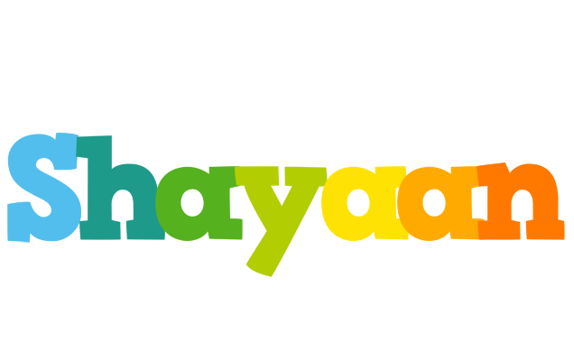 Shayaan rainbows logo