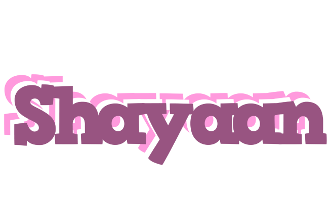 Shayaan relaxing logo
