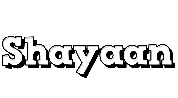Shayaan snowing logo