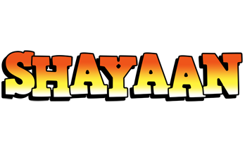 Shayaan sunset logo