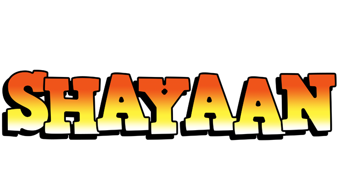 Shayaan sunset logo