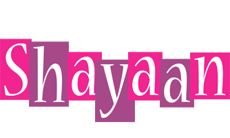 Shayaan whine logo