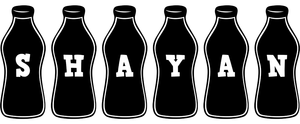 Shayan bottle logo