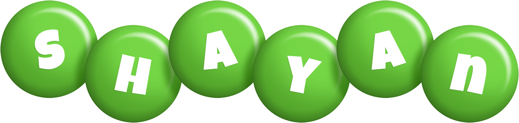 Shayan candy-green logo