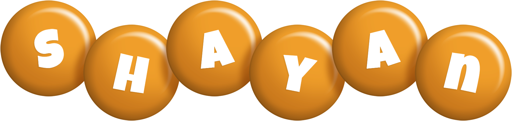 Shayan candy-orange logo