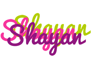 Shayan flowers logo