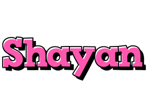 Shayan girlish logo