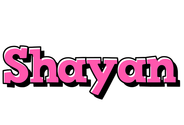 Shayan girlish logo