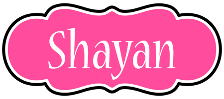 Shayan invitation logo