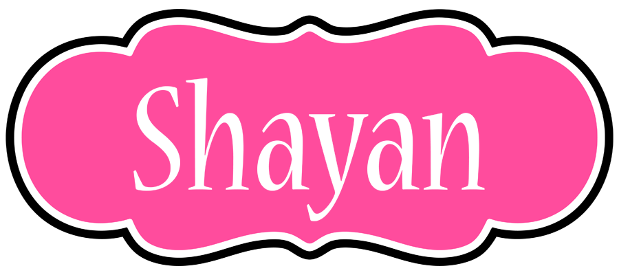 Shayan invitation logo