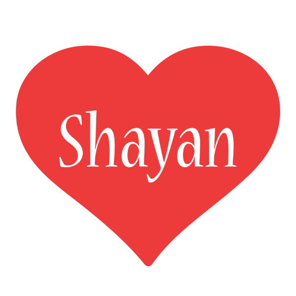 Shayan love logo