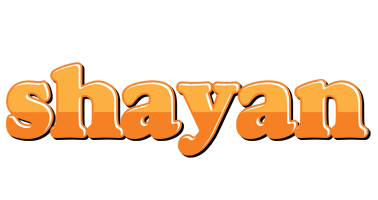 Shayan orange logo