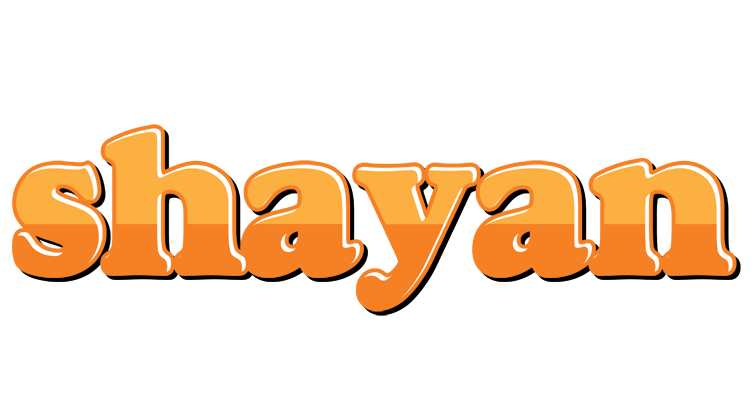 Shayan orange logo
