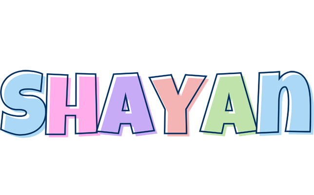 Shayan pastel logo