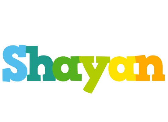 Shayan rainbows logo