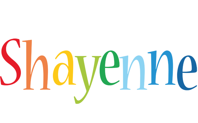 Shayenne birthday logo