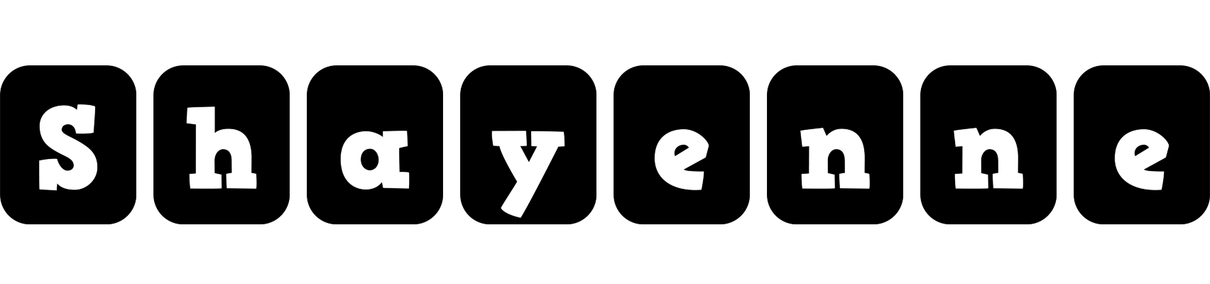 Shayenne box logo