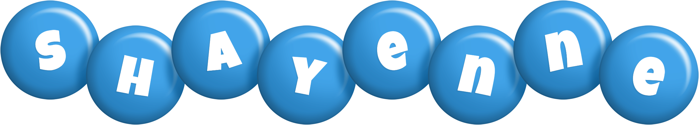 Shayenne candy-blue logo