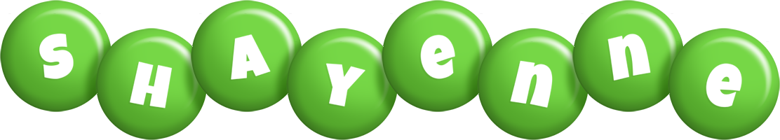 Shayenne candy-green logo