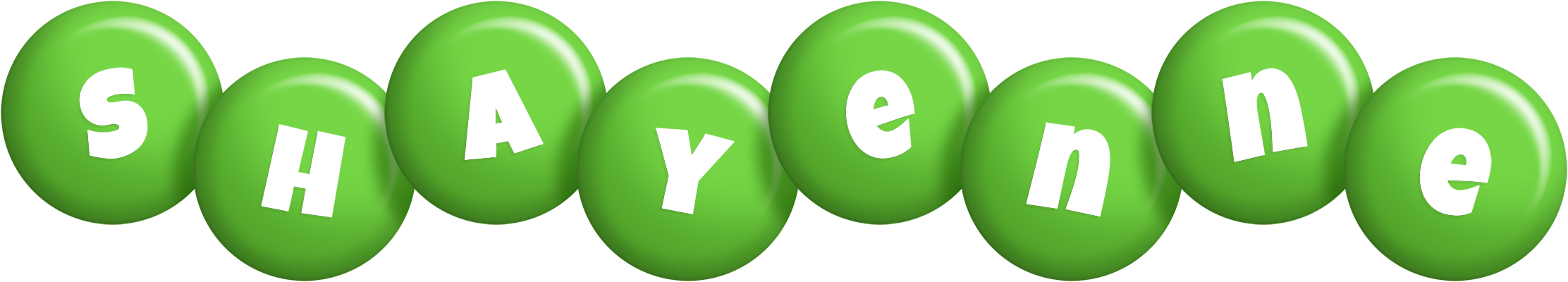 Shayenne candy-green logo